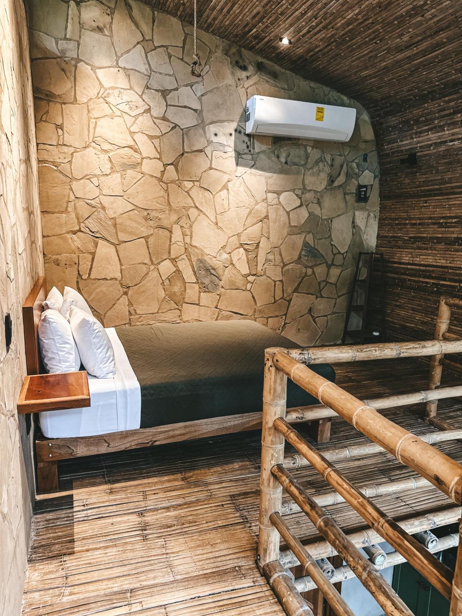 Cabana De Bambu En La Selva Palenque Ngoại thất bức ảnh